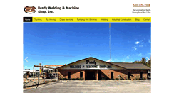 Desktop Screenshot of bradywelding.com